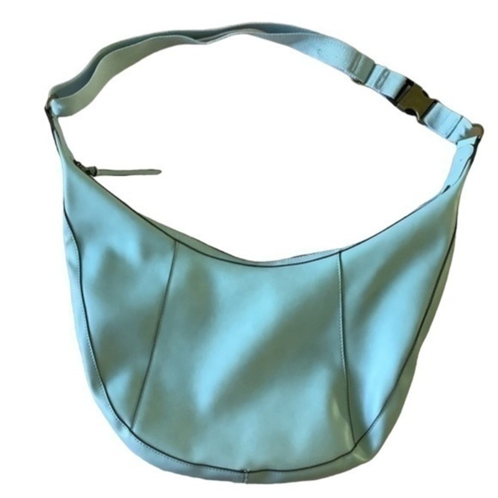 Baby blue purse